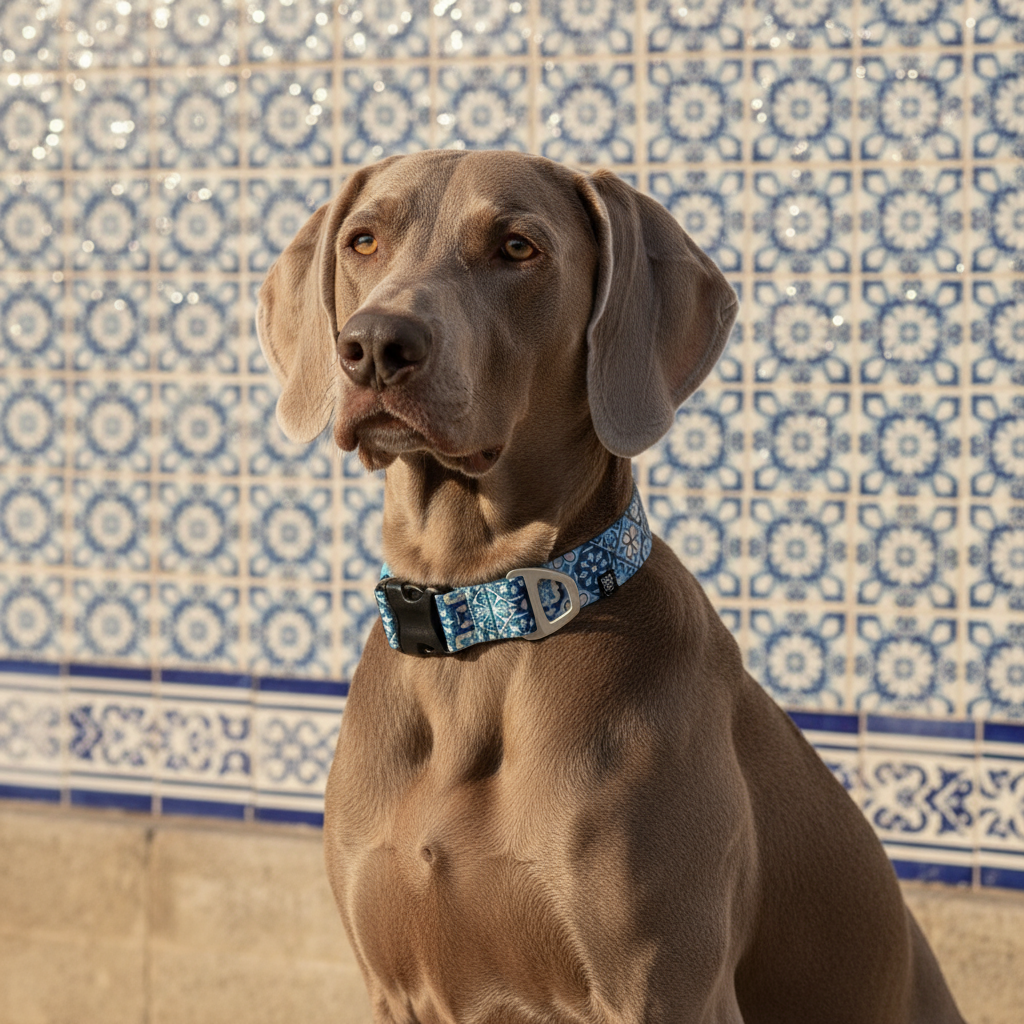 Azulejos de coleira de cão