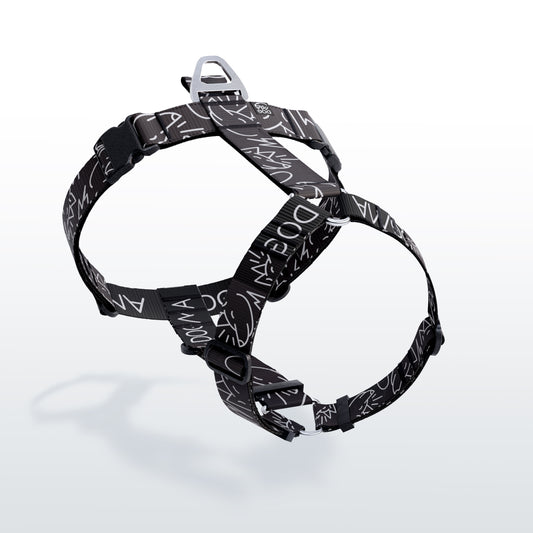 Y-Harness Dark Mode- Anatomical Dog Harness