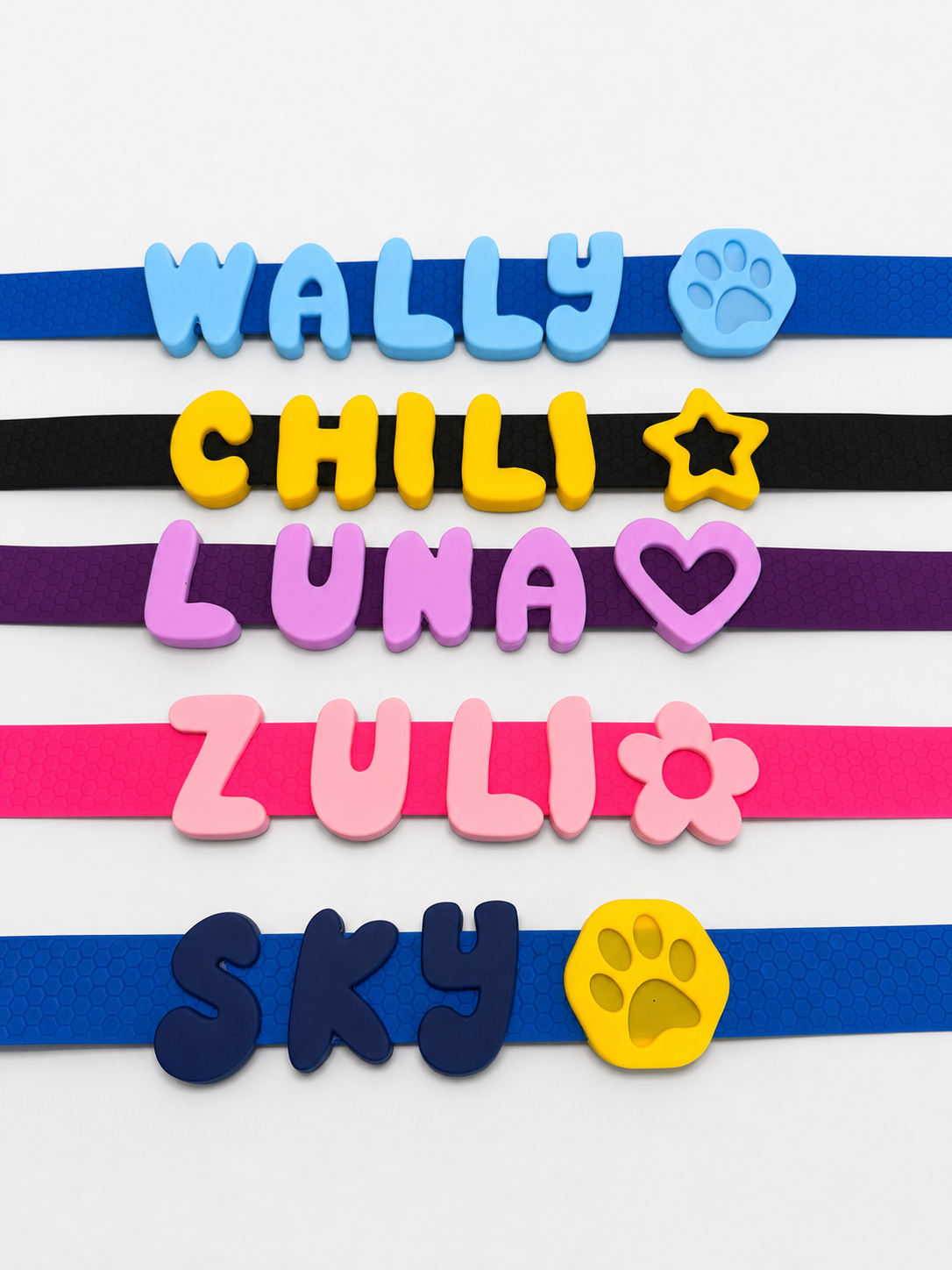 Waterproof Hexa collar - Black