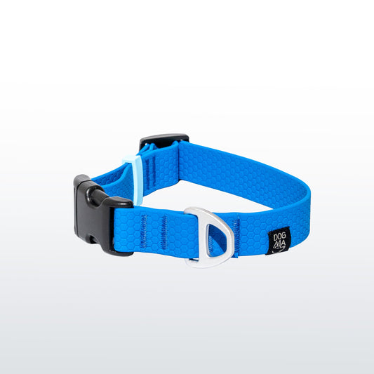 Waterproof Hexa collar - Blue