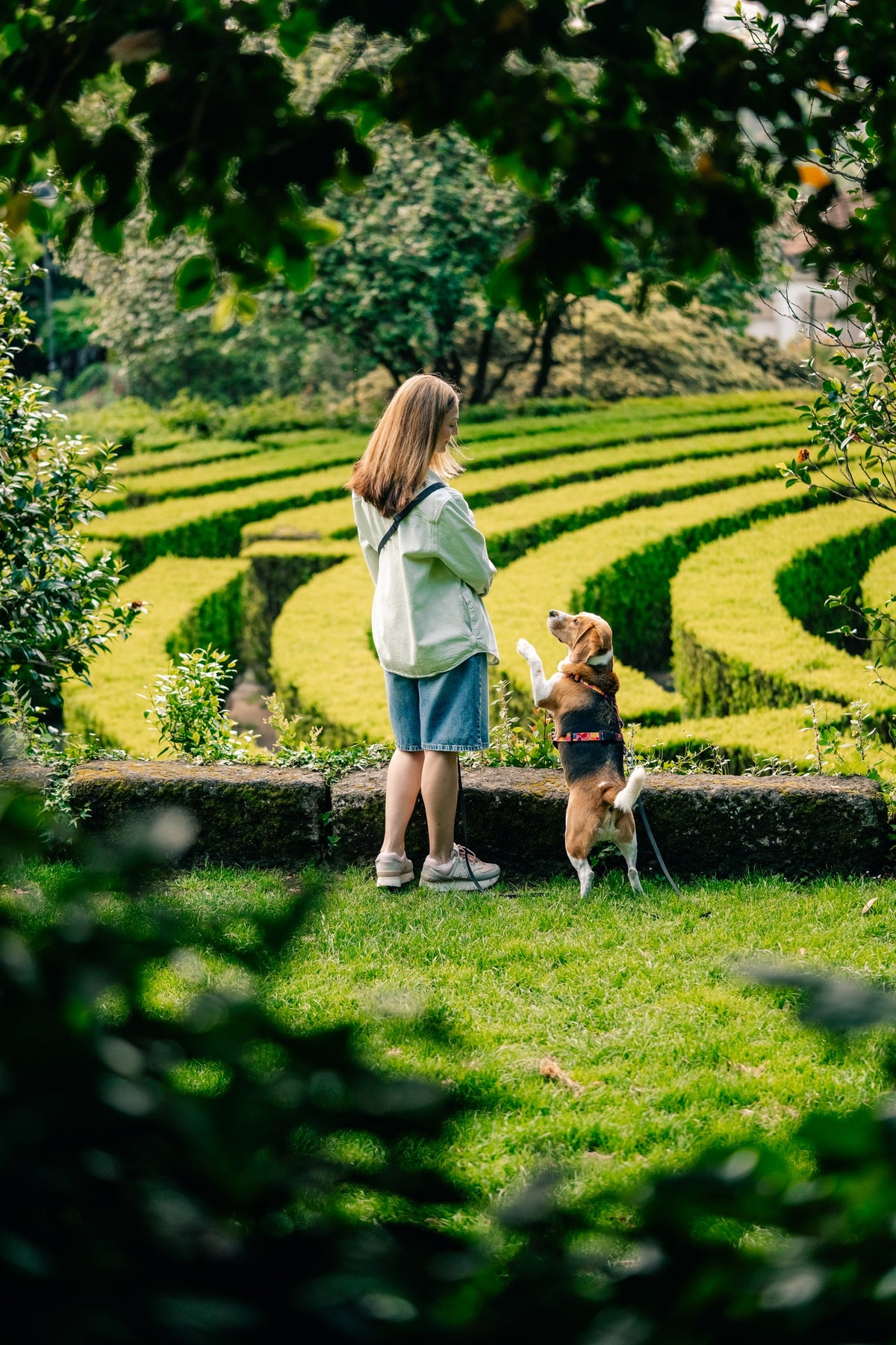 DOGMA founder sharing an outdoor moment with Chili