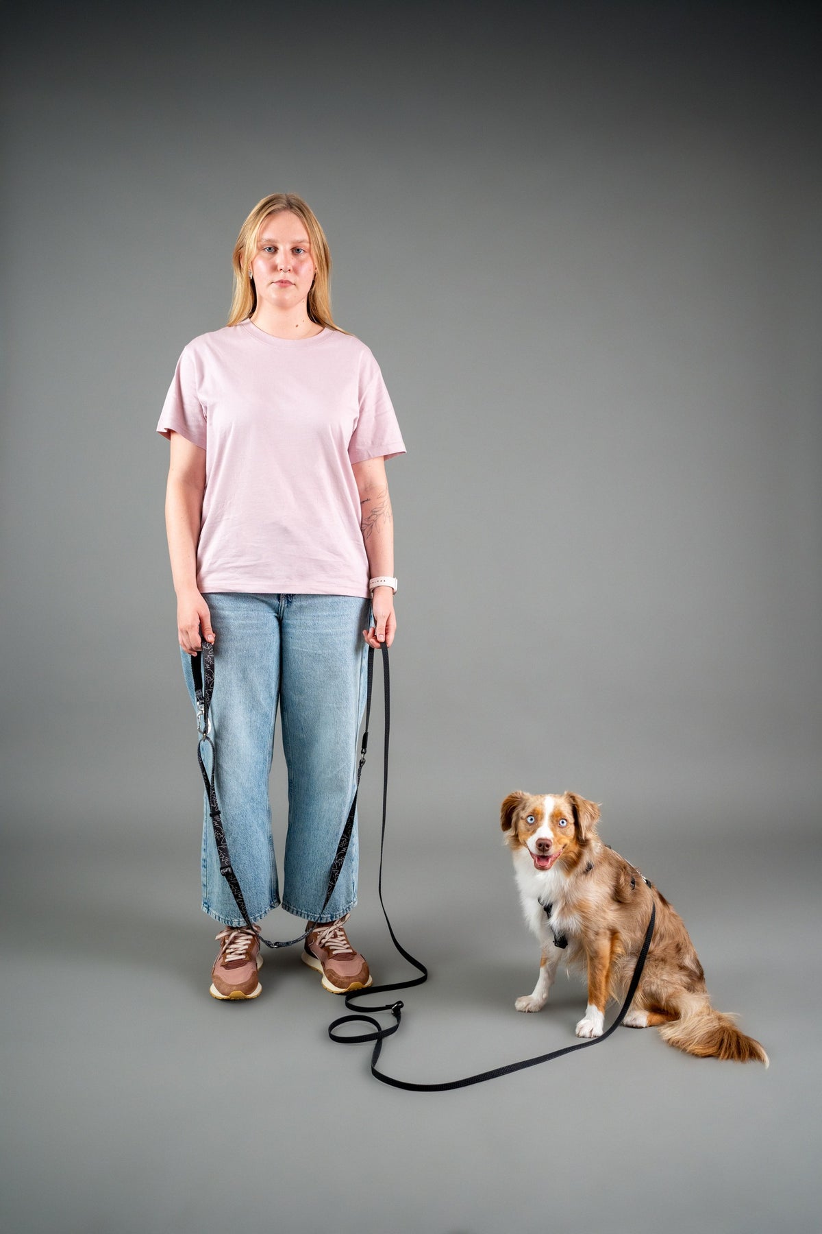 Hands-Free Hybrid Leash - Dark Mode