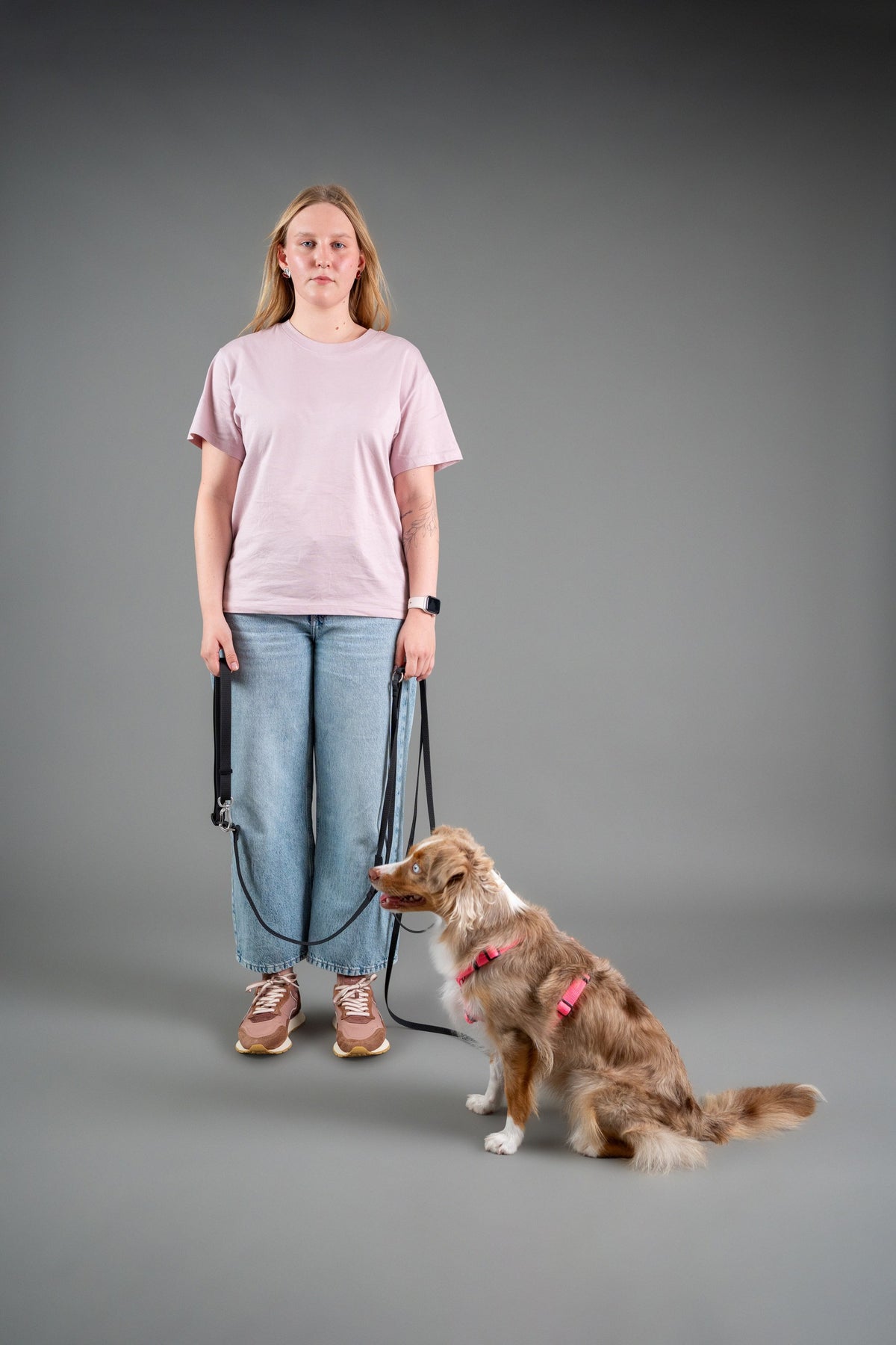 Hands-Free Hexa Leash - Black