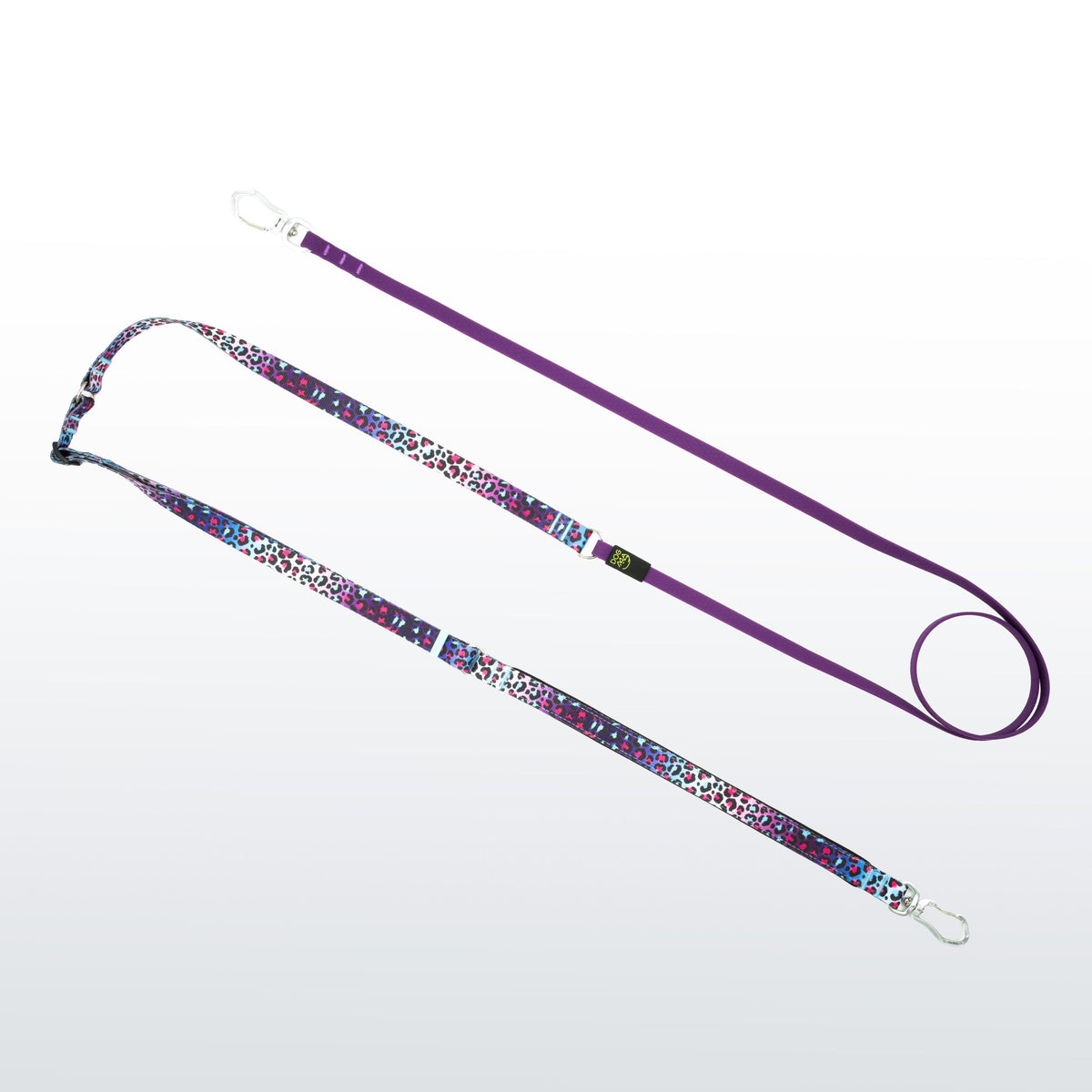 Hands-Free Hybrid Leash - Crazy Leopard
