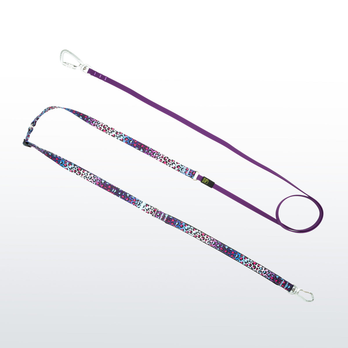 Hands-Free Hybrid Leash - Crazy Leopard