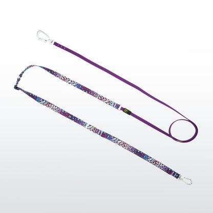 Hands-Free Hybrid Leash - Crazy Leopard