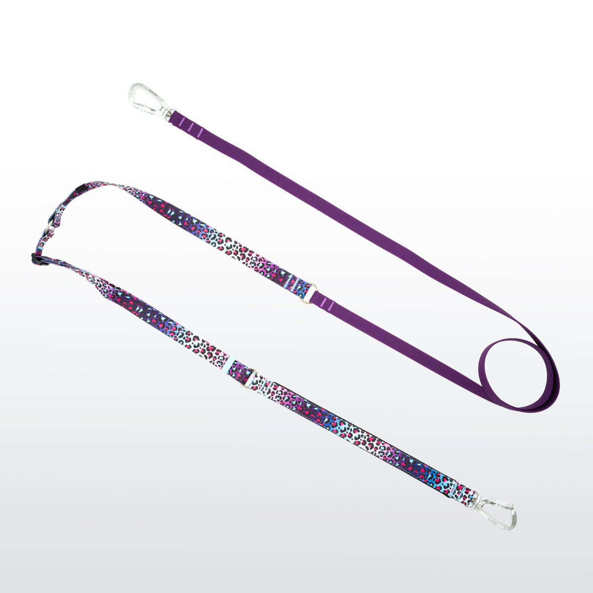 Hands-Free Hybrid Leash - Crazy Leopard